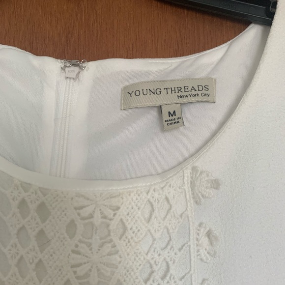 NEW White boutique lace dress. Bridal. Women’s M - Picture 5 of 6